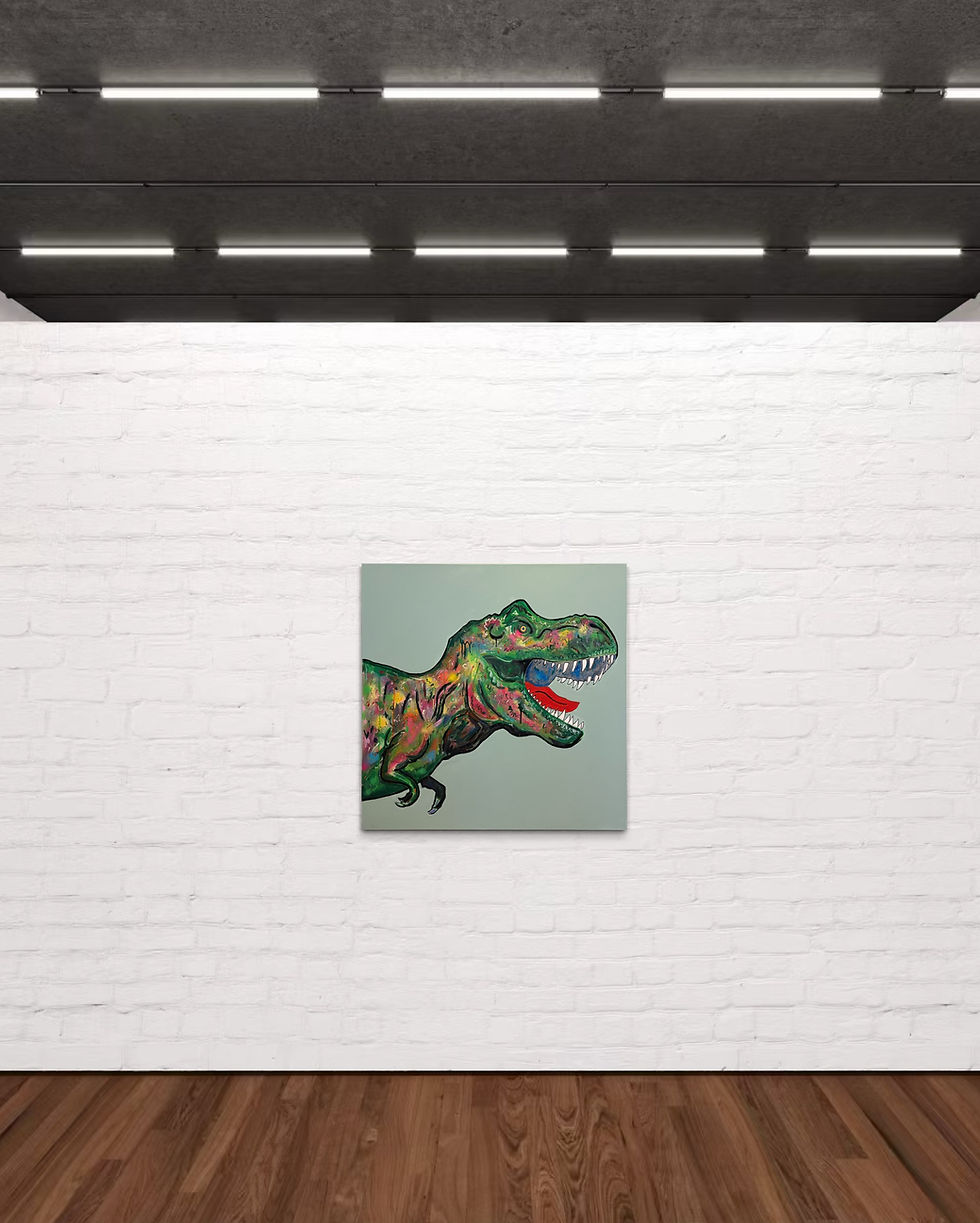 Thumbnail: Rex - canvas print 100x100cm