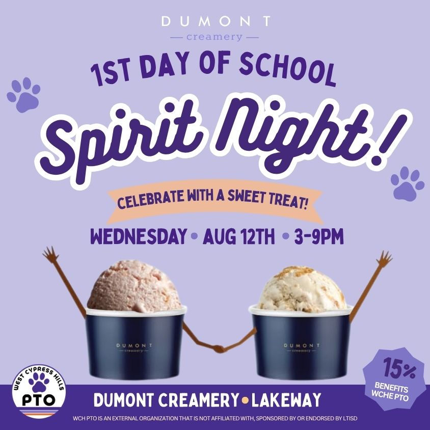 Spirit Night at Dumont Creamery