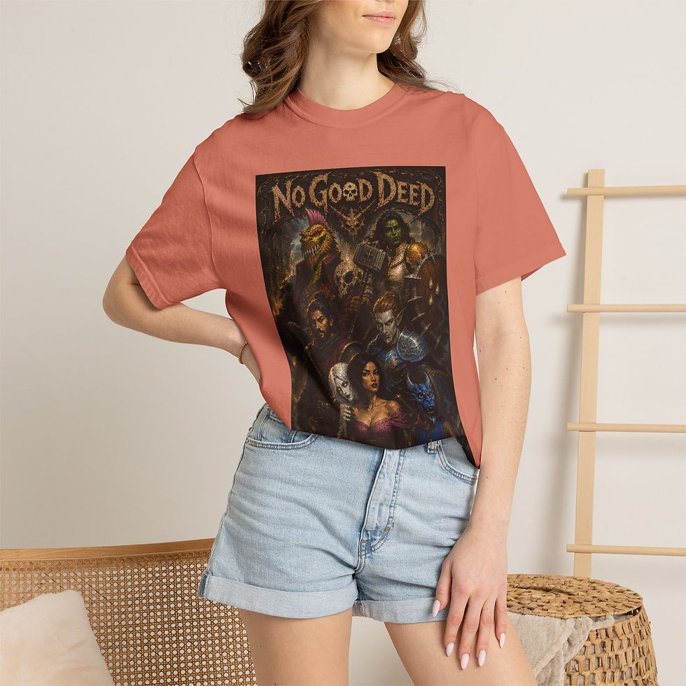 Thumbnail: No Good Deed - Character Art T-Shirt