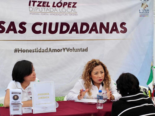 PARTICIPACIÓN CIUDADANA, CLAVE PARA UNA DEMOCRACIA PLENA: ITZEL LÓPEZ