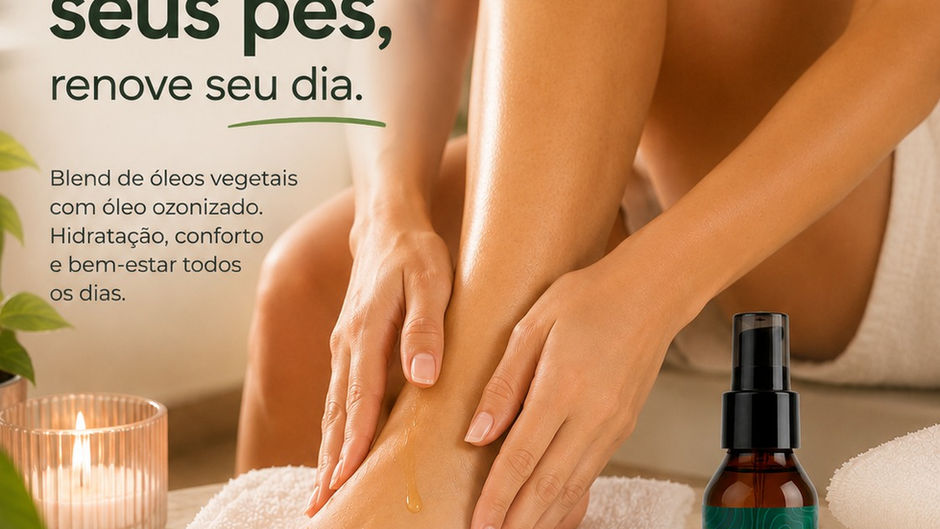 RENOVAPÉS OLEOZON: O CUIDADO COMPLETO QUE SEUS PÉS MERECEM TODOS OS DIAS