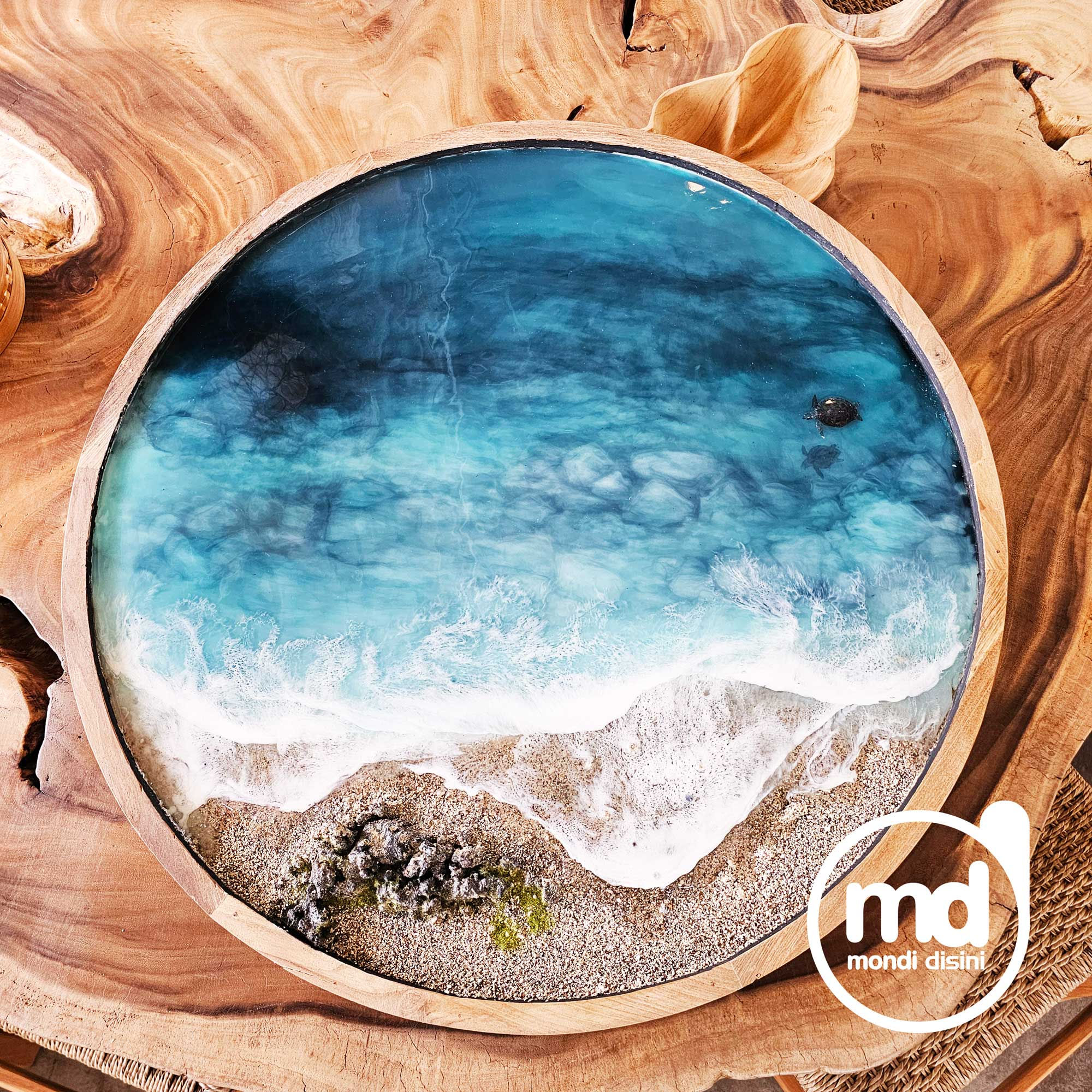 Cuadro Resina Epoxy Mar