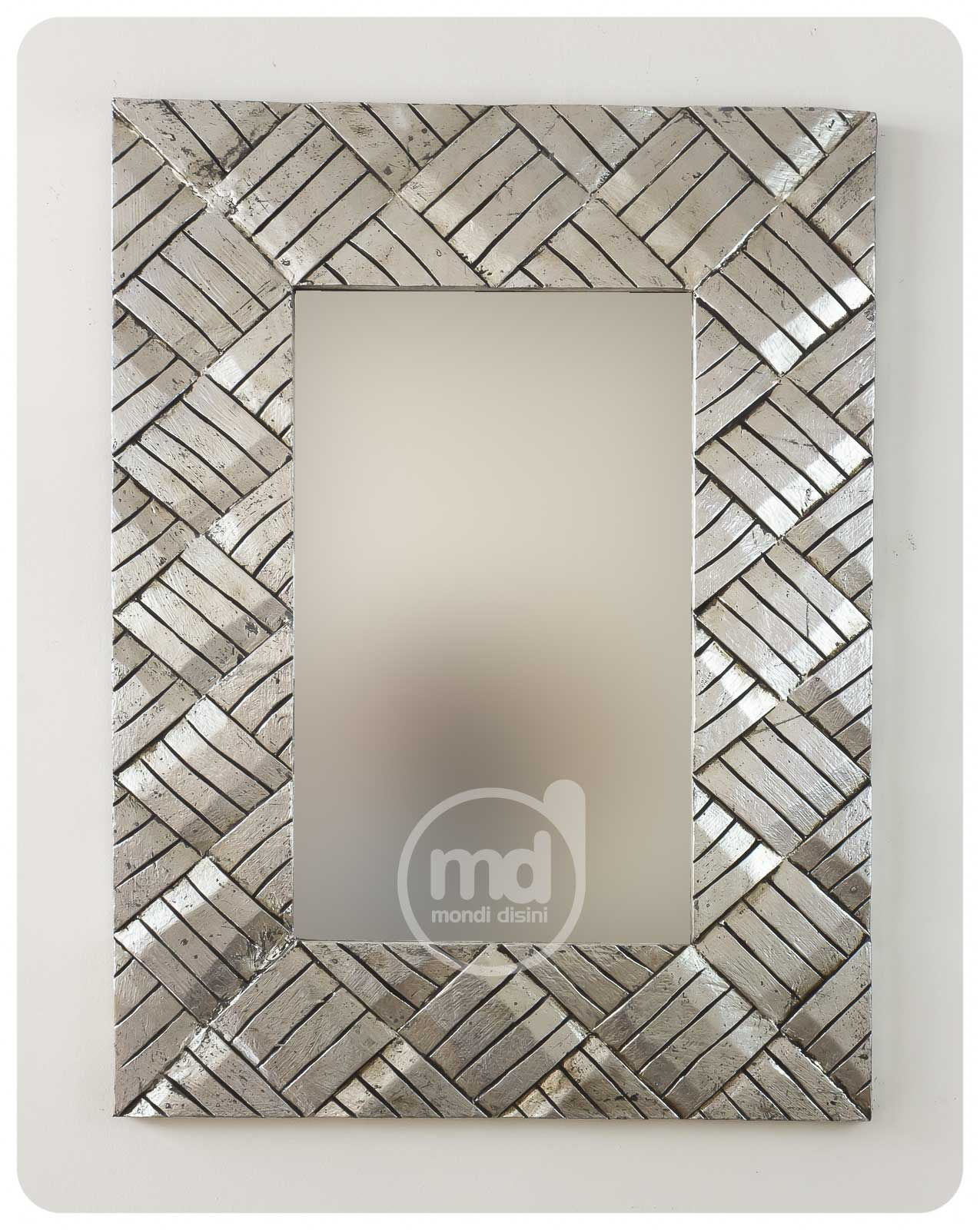 Espejo Tikar 100x70 Plata