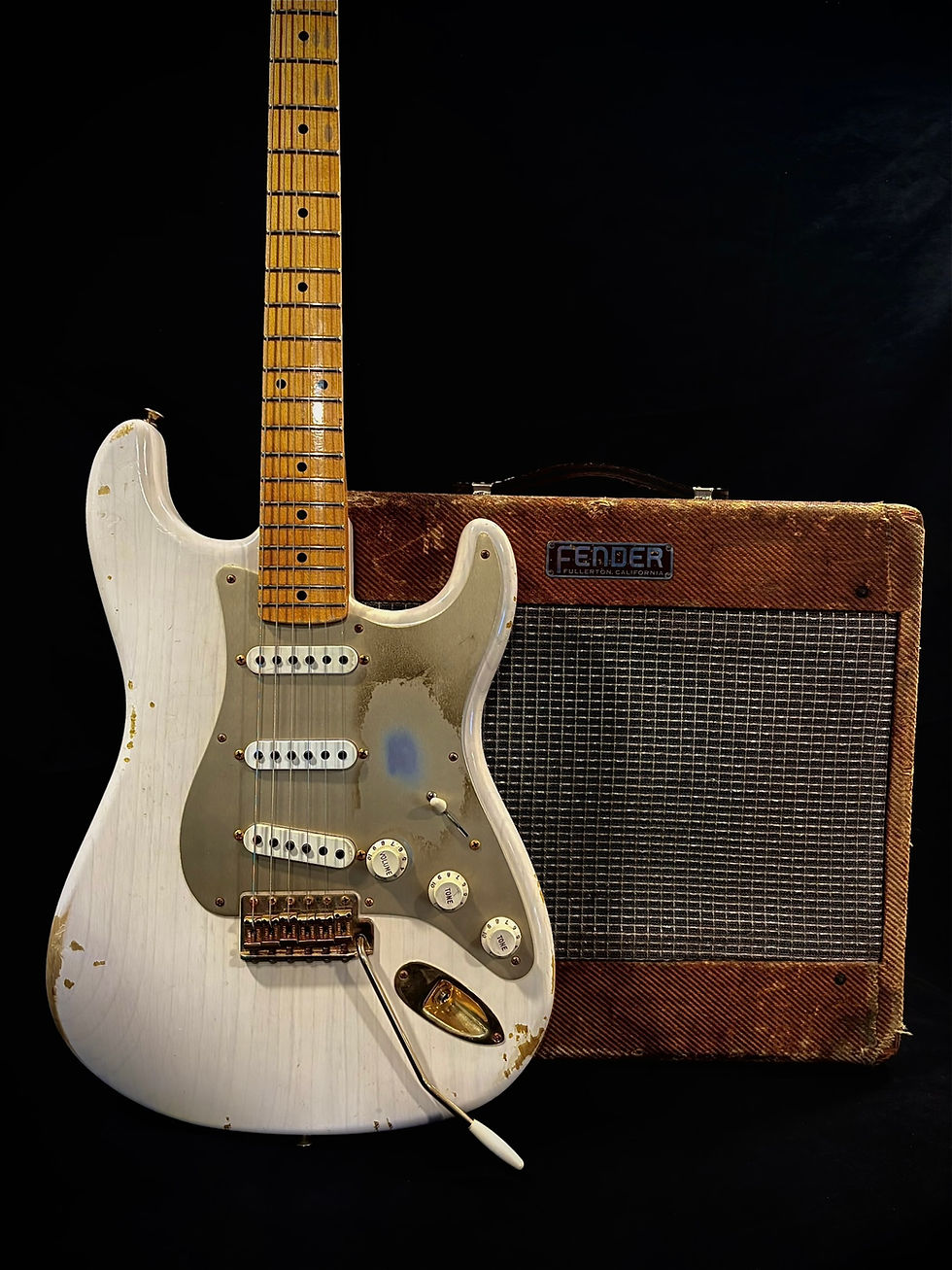 Thumbnail: 2015 Fender Custom Shop 1956 Stratocaster Relic - Mary Kaye Blonde