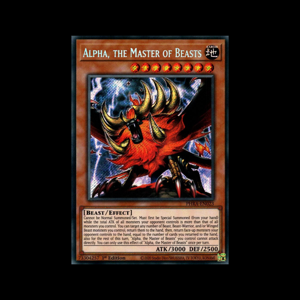 Alpha, the Master of Beasts - Secret Rare