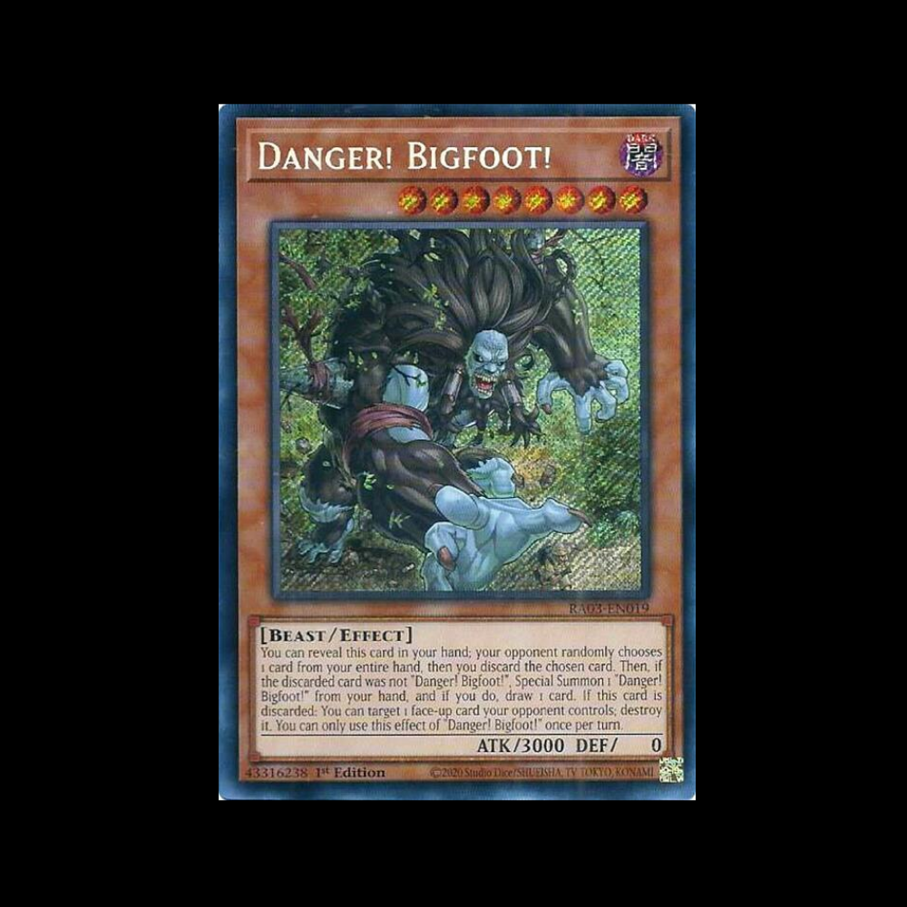 Danger! Bigfoot - Secret Rare