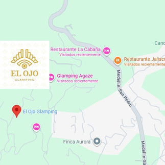 Ubicación El Ojo Glamping Directorio Antioquia PubliMiradores