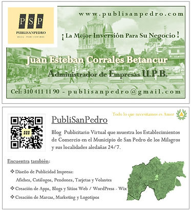 Tarjeta Dorado PubliSanPedro 2025