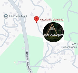 Ubicación Natuglamp Glamping Directorio Antioquia PubliMiradores