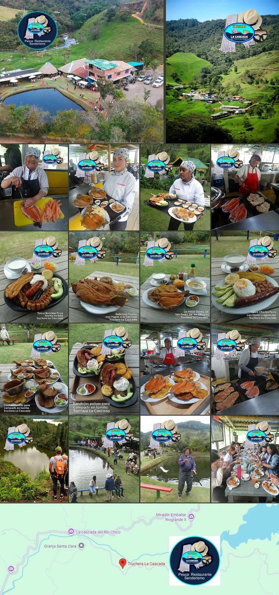 Truchera La Cascada Directorio Antioquia PubliEntrerrios