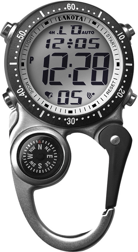 Digi Clip Watch Silver