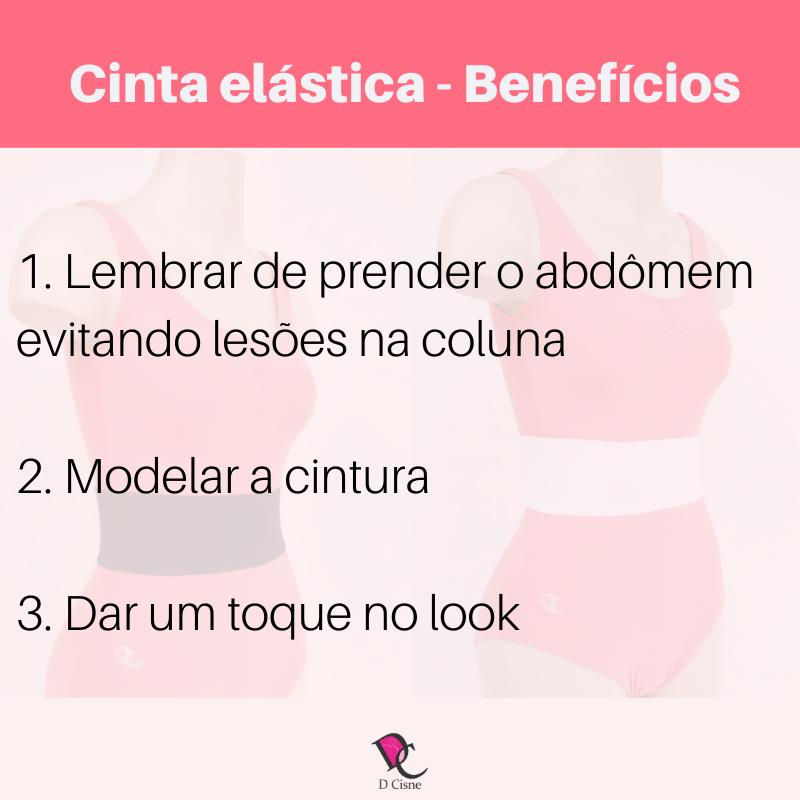 Miniatura: Cinta Elastica Branca -8 cm
