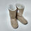 Miniatura: Bota Polar Bege Suede /Branco Carrapinha