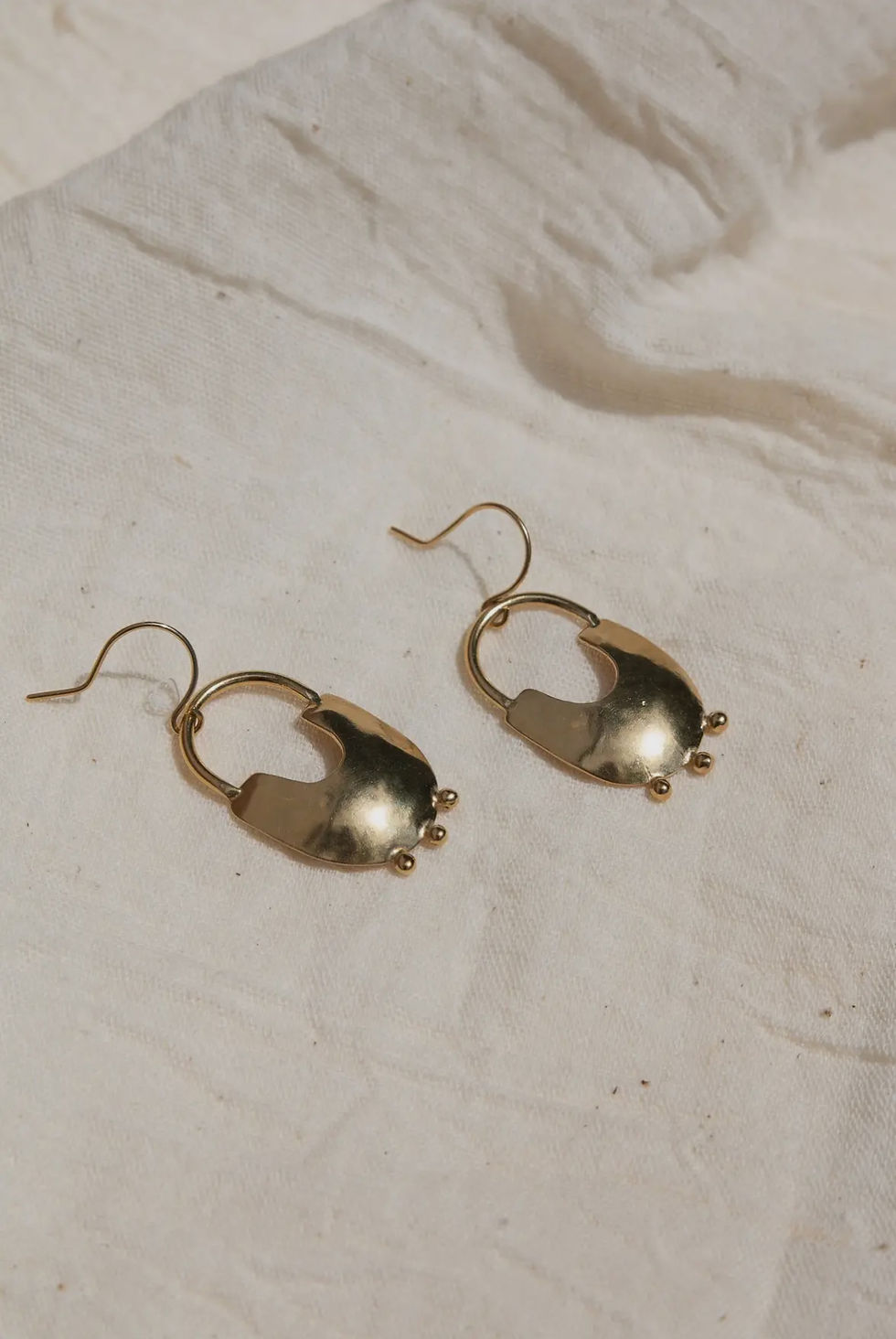 Thumbnail: Bamasha Earrings (14K Recycled Gold)