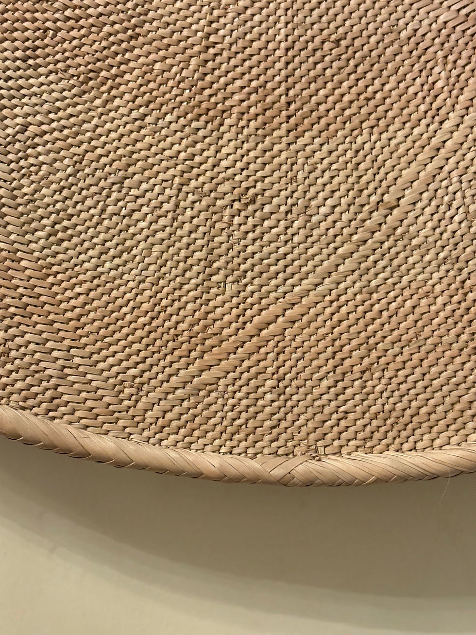 Thumbnail: Large ‘Binga’ Wall Basket in ‘Sand Dune’