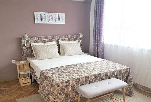 Bedroom East • 1 Double Bed 165x190 • East-Facing • 14 m² • Bright Room • Street View