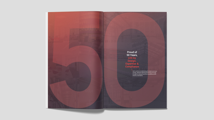Matkin Media Project - The Power of a Brochure. Intulux Lighting Brochure Design