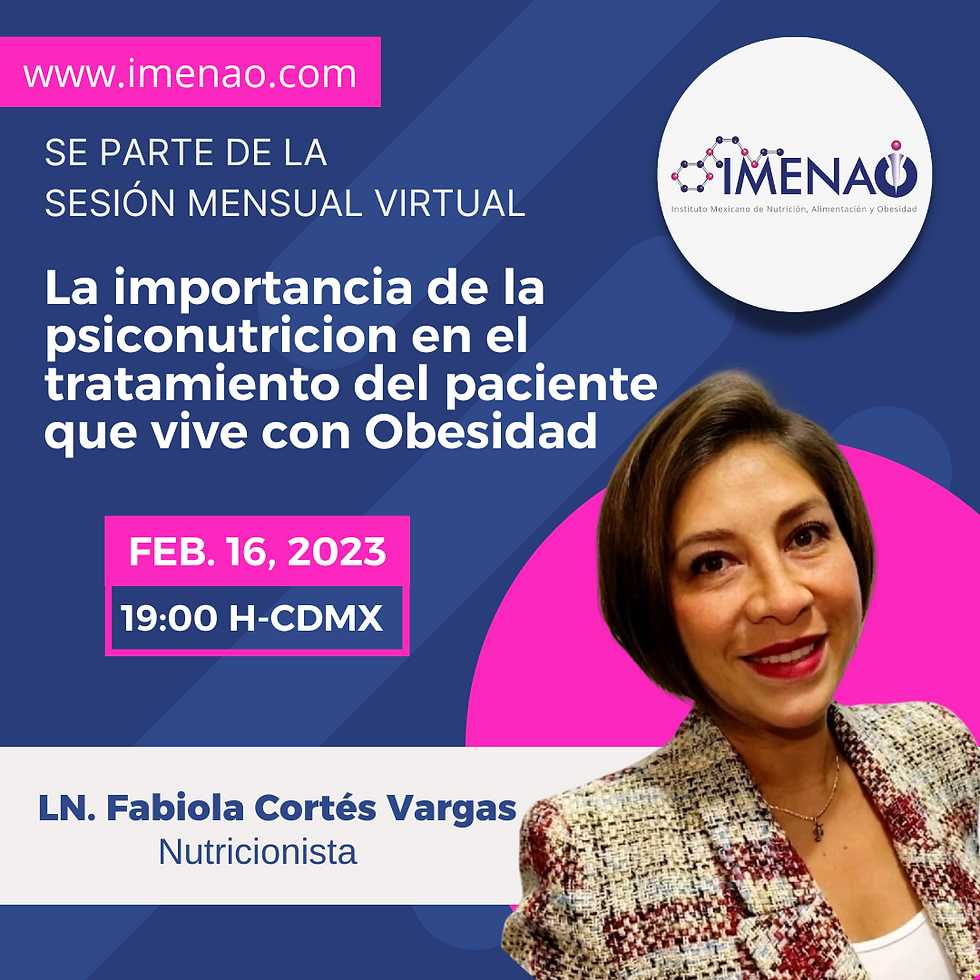 La importancia de la psiconutricion en el tratamiento del paciente que vive con Obesidad