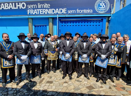 Sessão Magna de Exaltação em conjunto entre as Lojas Defensores da Ordem Nº 26 e de São João Nº 33