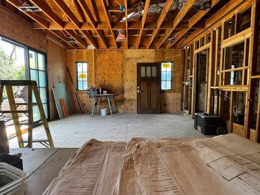 Residential construction site