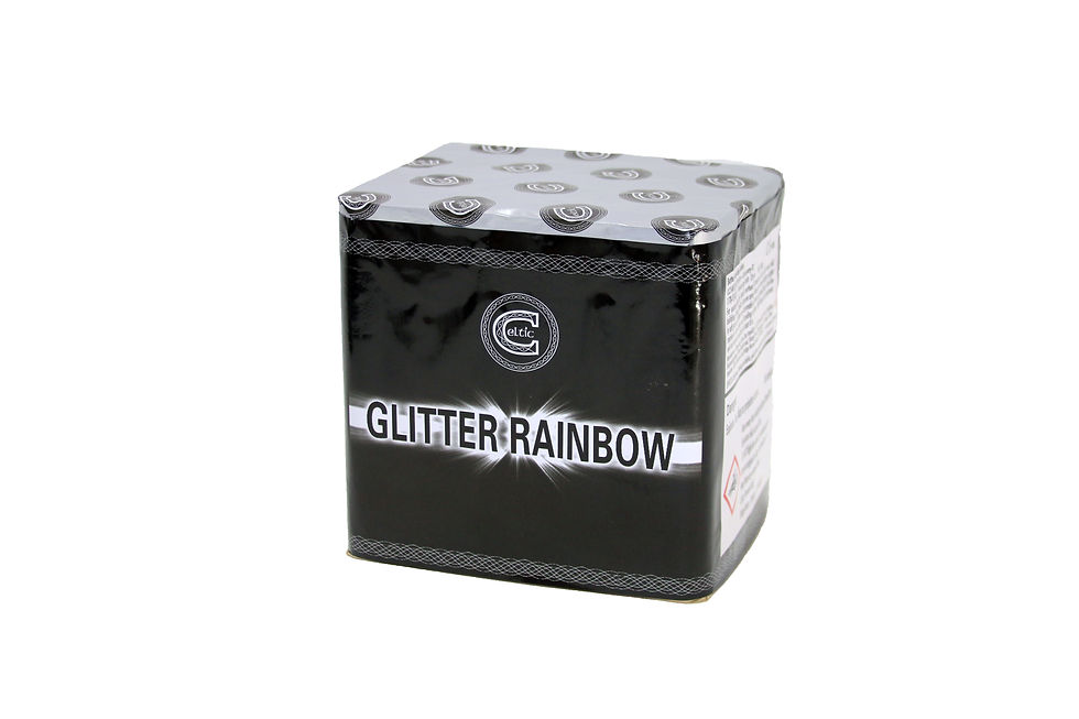 Celtic 30 shot Glitter Rainbow