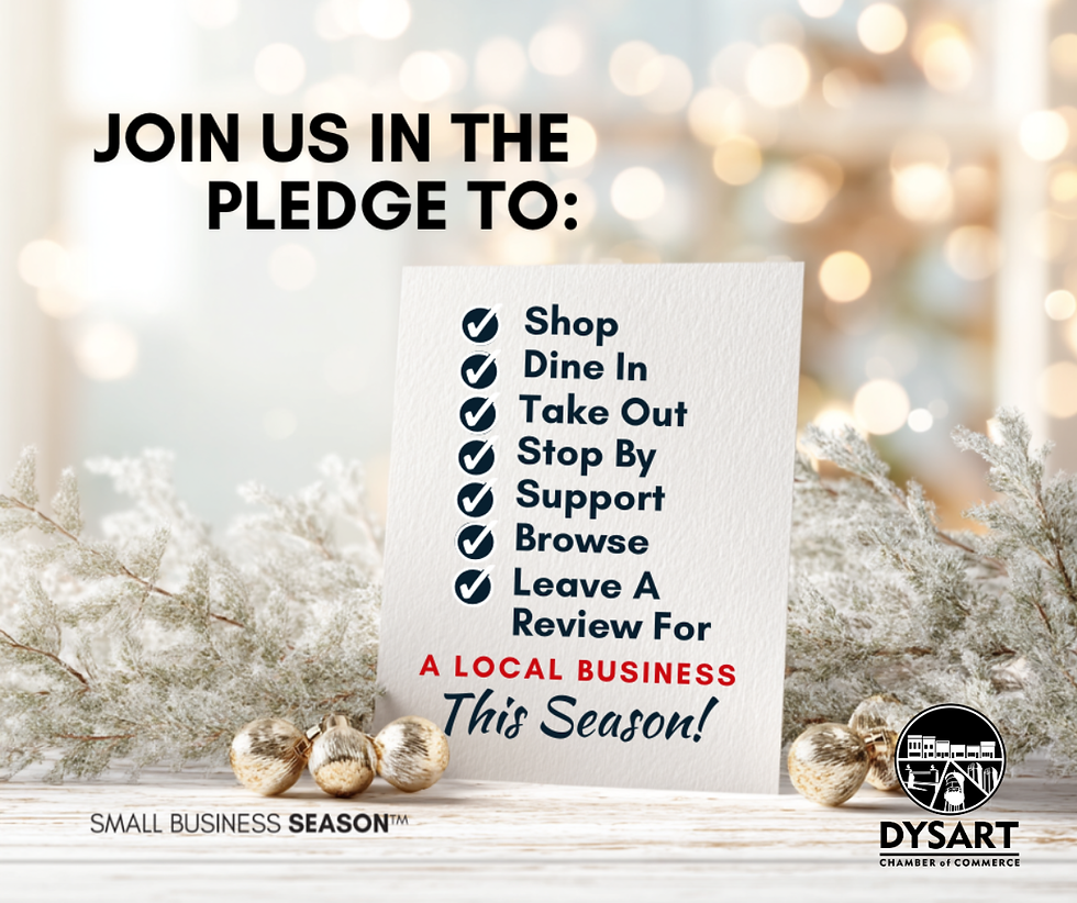 It’s Small Business Season in Dysart! Every Purchase Has a Purpose