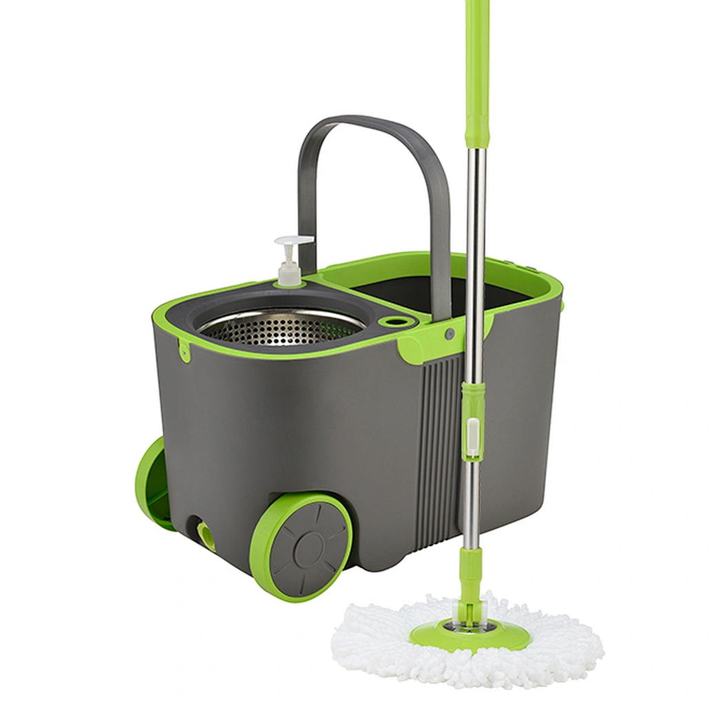 YY-MOP-S — 11L Microfiber Spin Mop and Bucket Set