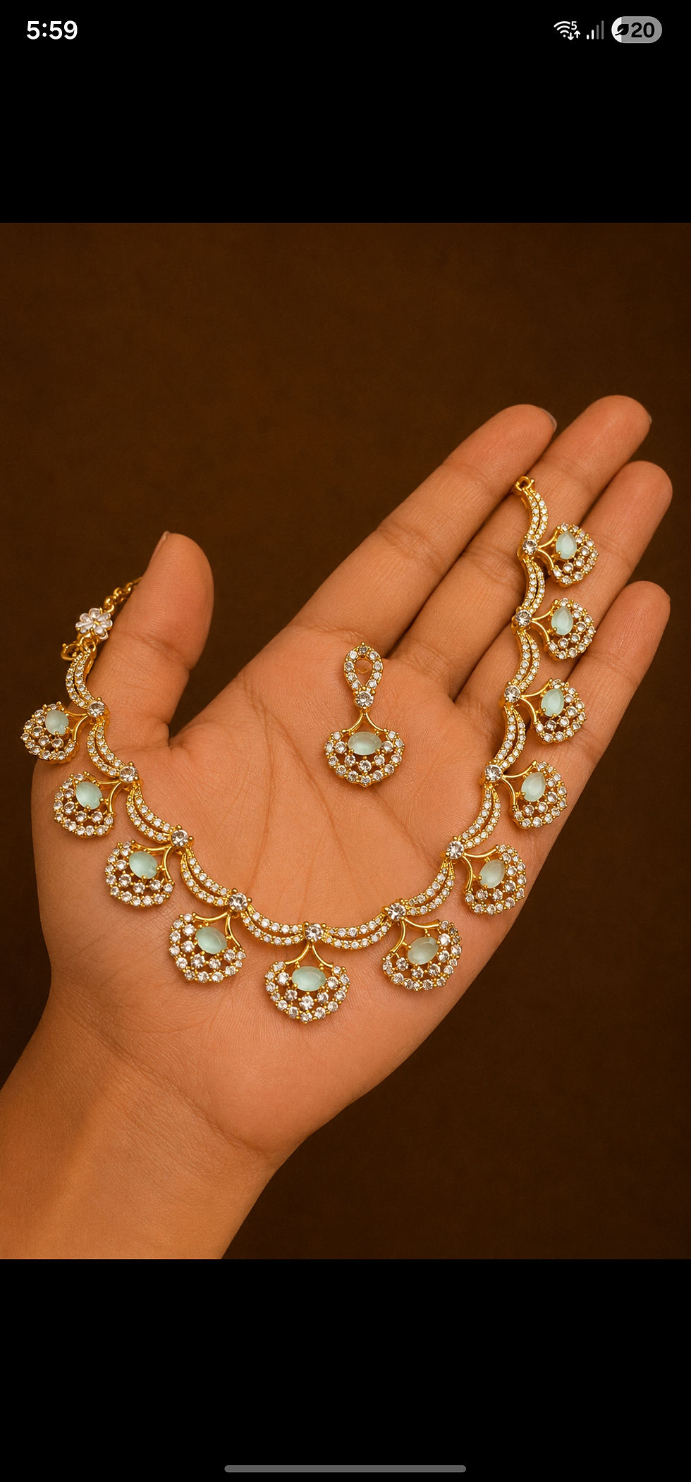 Thumbnail: Heart Designer Necklace Sets