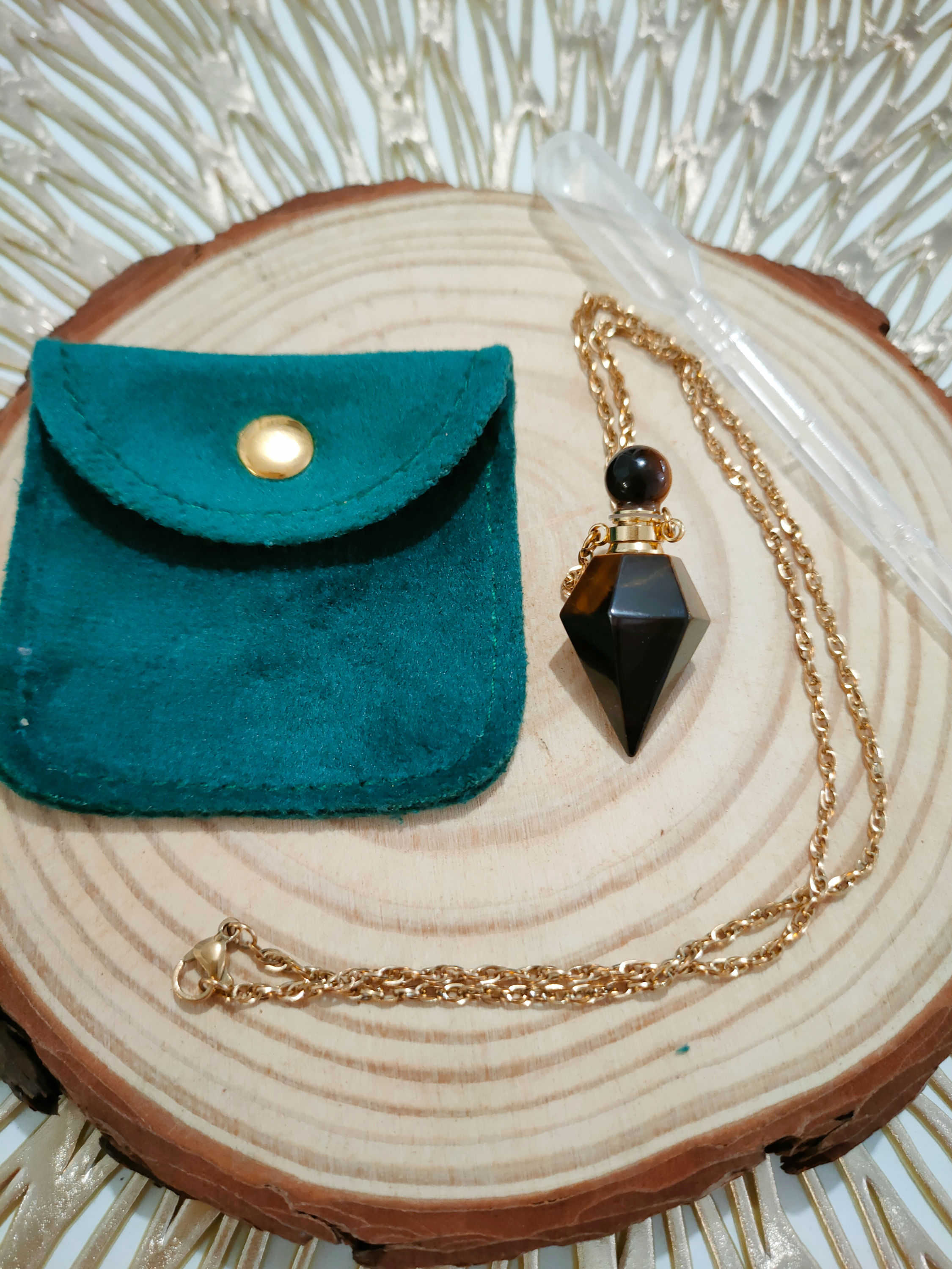 Collier Parfum Oeil de tigre