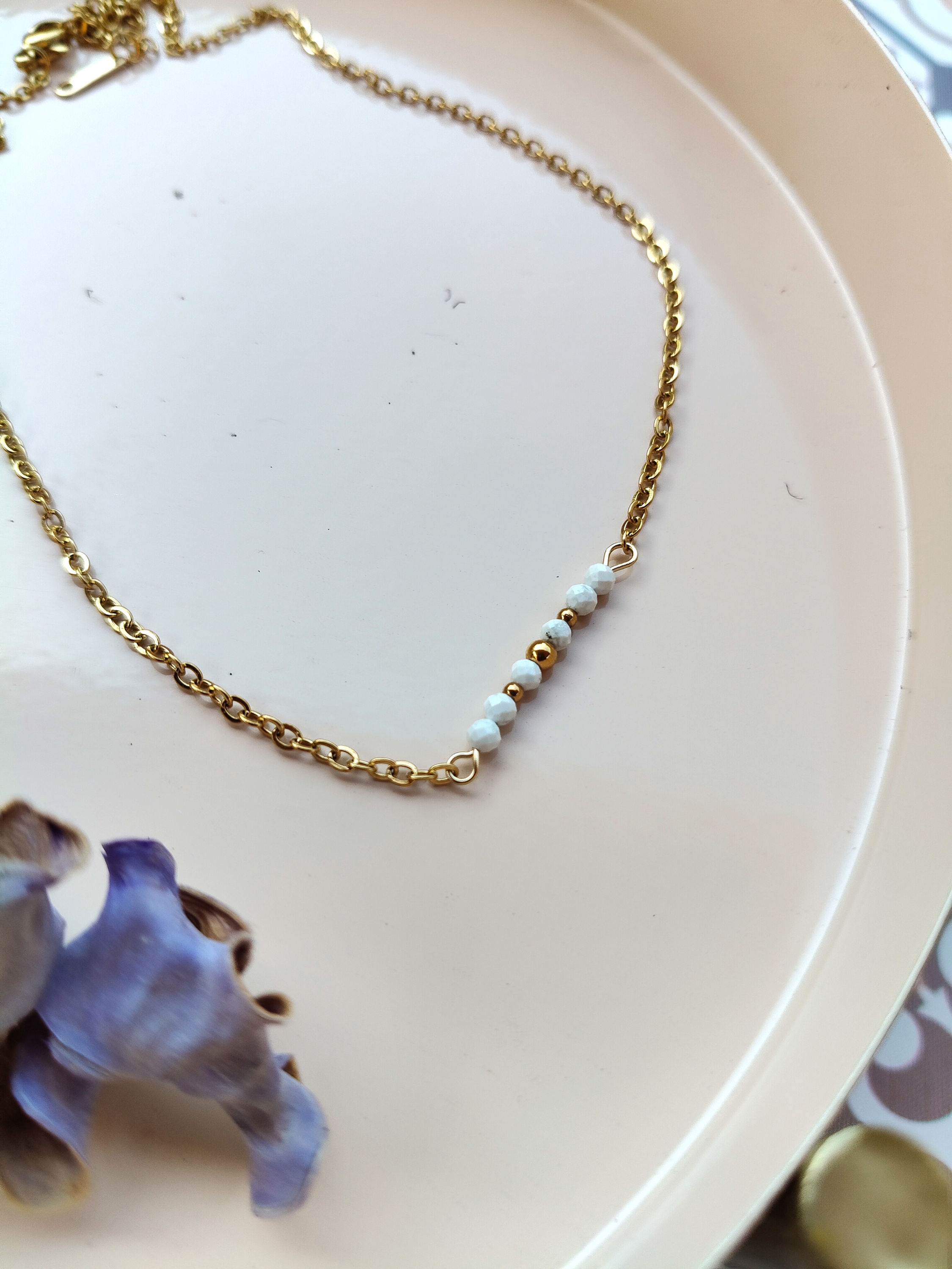 Collier Finesse Howlite