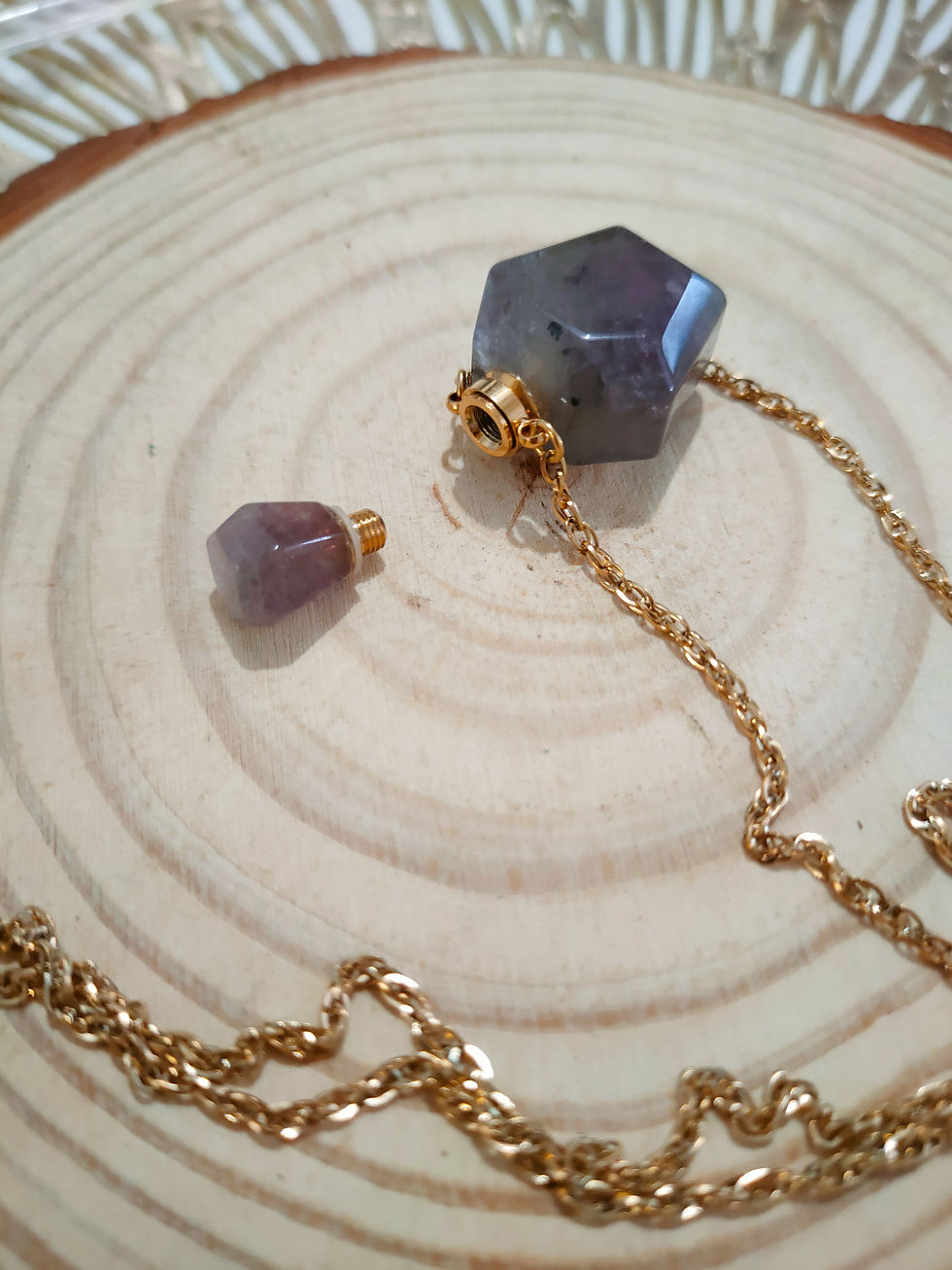 Miniature : Collier Parfum Fluorite