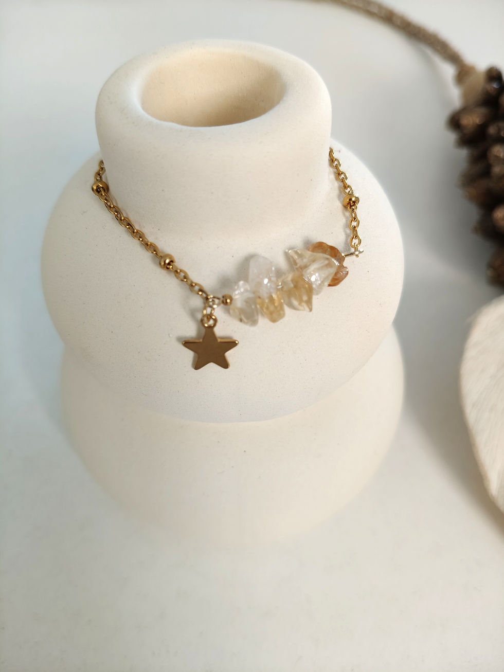 Miniature : Bracelet Stellaire Citrine
