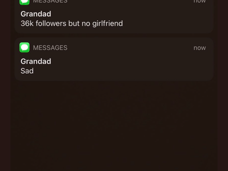 El mensaje viral de un abuelo a su nieto influencer