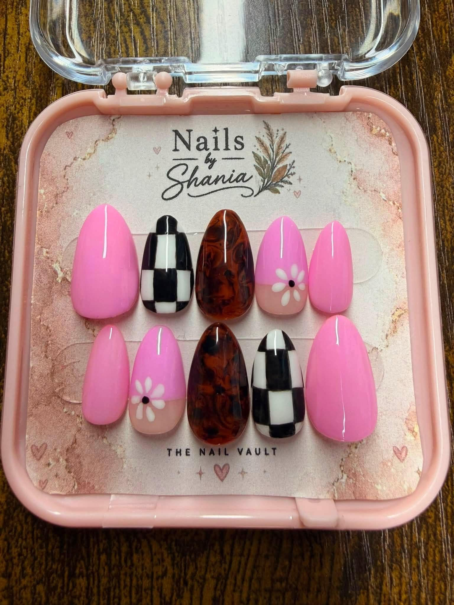 Pink Checkered Cutie