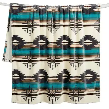 Wrangler® Lone Mountain Plush Sherpa Throw