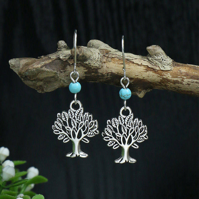 urquoise whole tree earring
