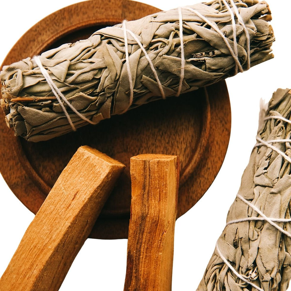 Cleanse me with sage or palo santo