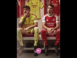 adidas推出阿仙奴2025/26賽季主場球衣