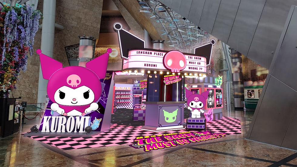 朗豪坊20周年「WoW!WePLAY」 玩轉萬聖節 朗豪坊x KUROMI怪異影院《The Show Must Go Wrong??》驚慄上演