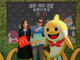 郭富城再度擔任環保大使聯同人氣卡通Pingfong Baby Shark拍攝全新短片