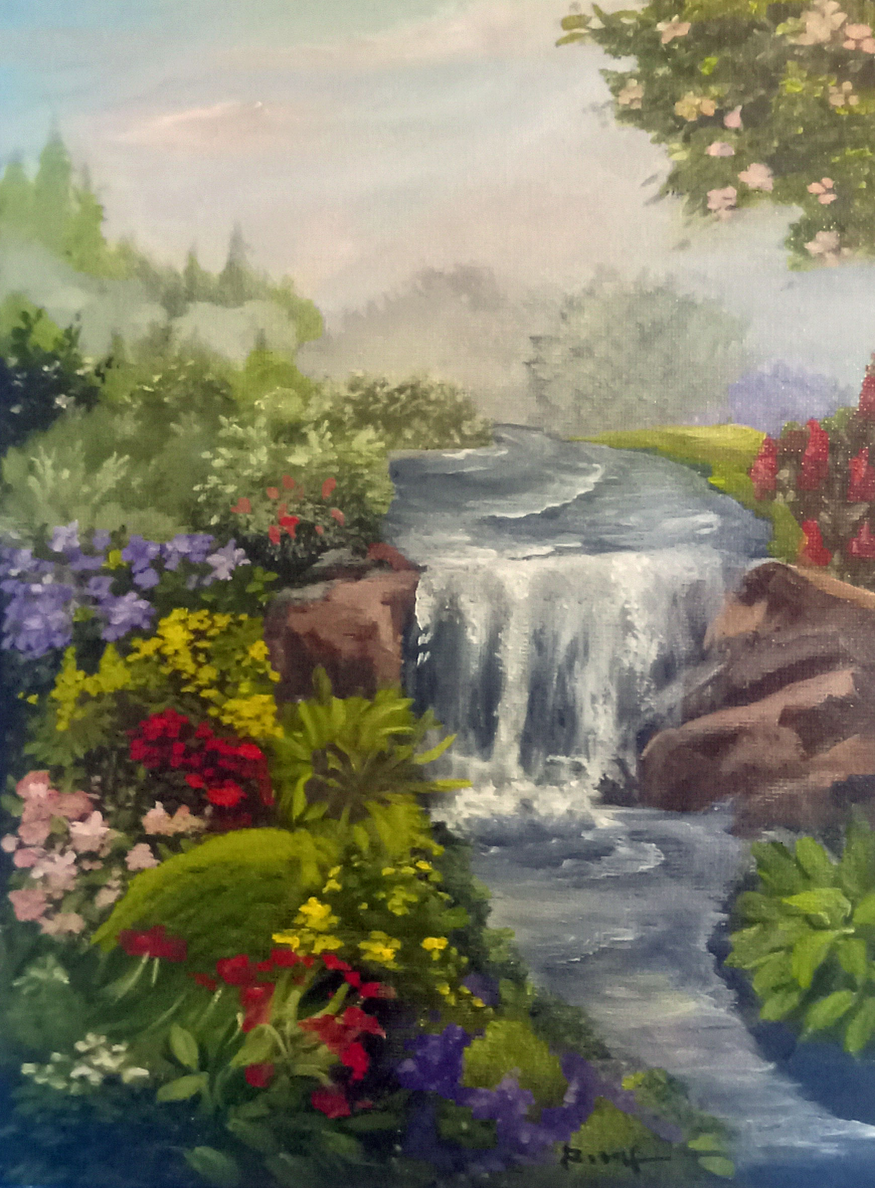 "Lulling Brook" Oil Painting