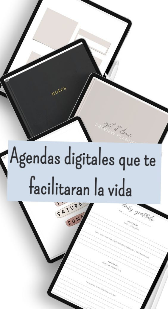 Aprende a organizarte con estas agendas digitales