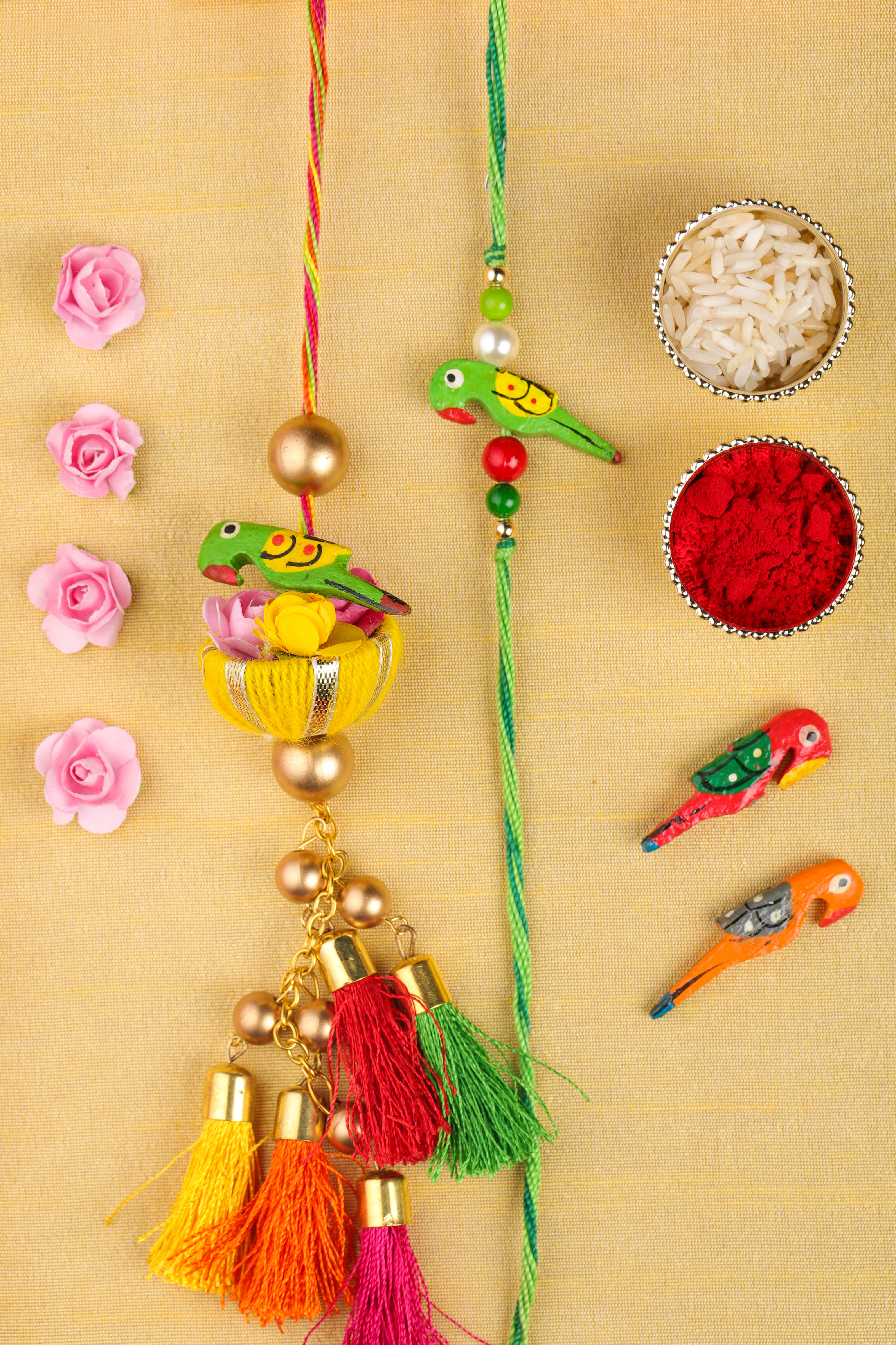 Parrot Lumba & Rakhi Combo