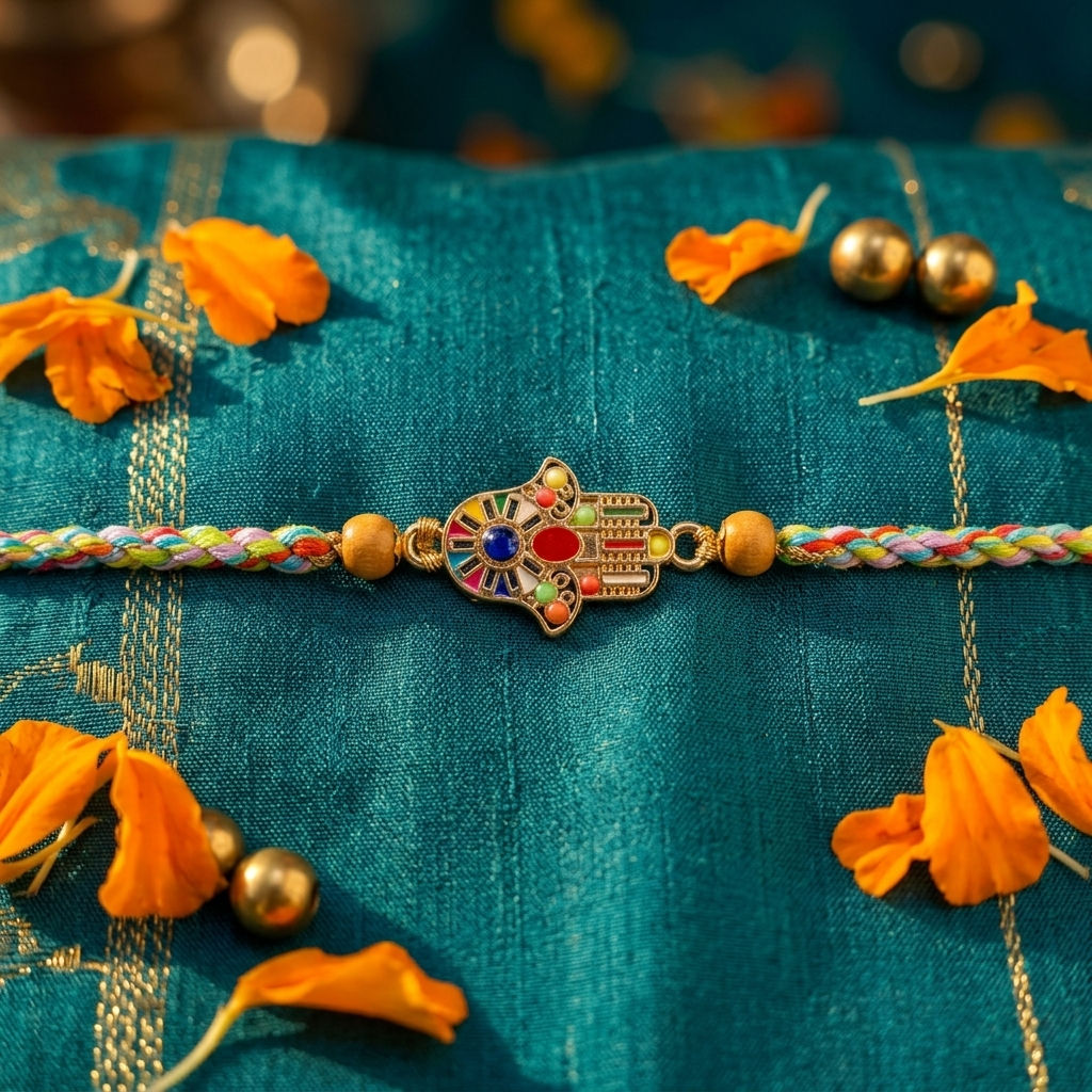 Feng Shui Hamsa Rakhi for Brother