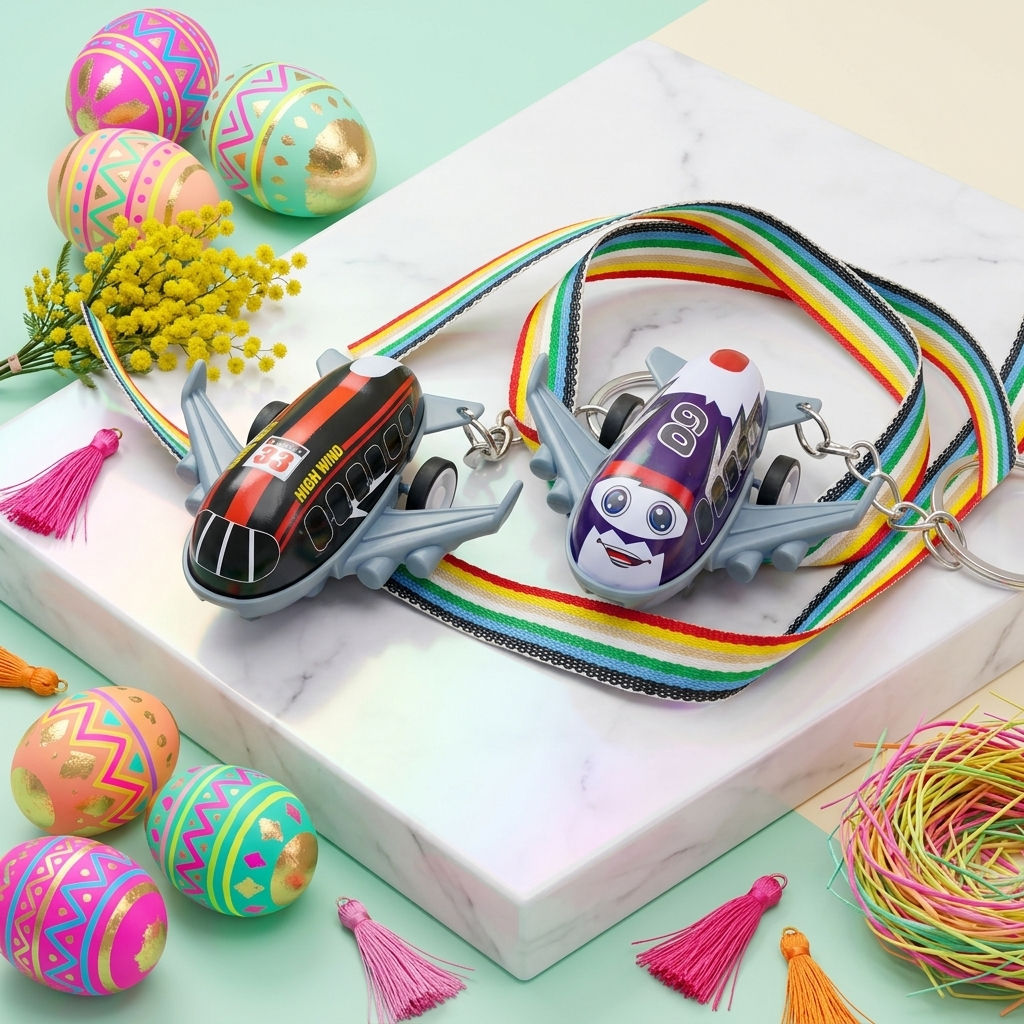 Kids Rakhi with Pushback Toy Airplane