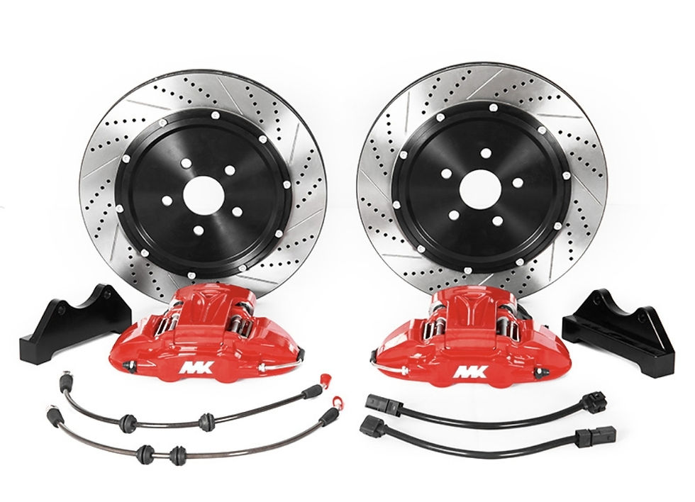 Vw Golf 355mm 4 Pot Rear Eletric Handbrake Kit