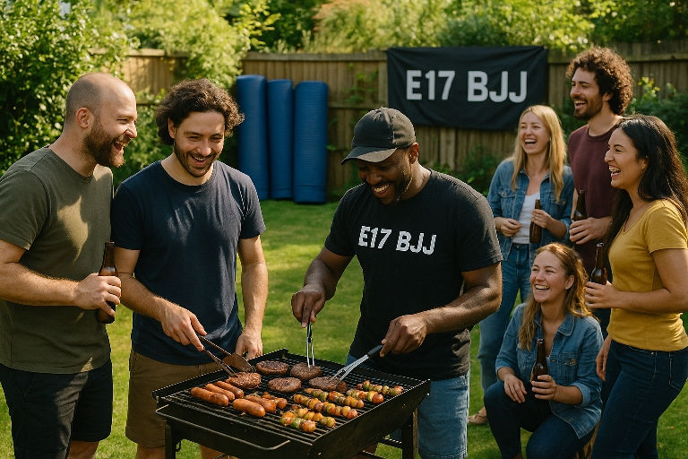 What AI thinks our BBQ will look like. Lets get a better pic on Sunday 😂