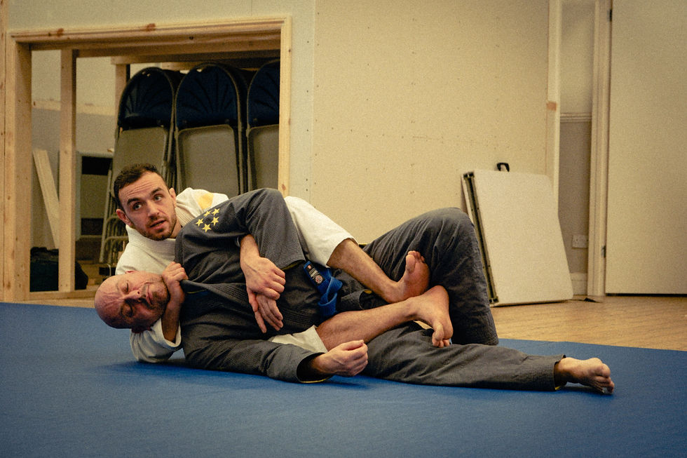 Getting to back mount is a great place to finish the fight!