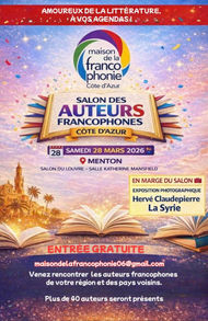 Salon des Auteurs Francophones de Menton 2026