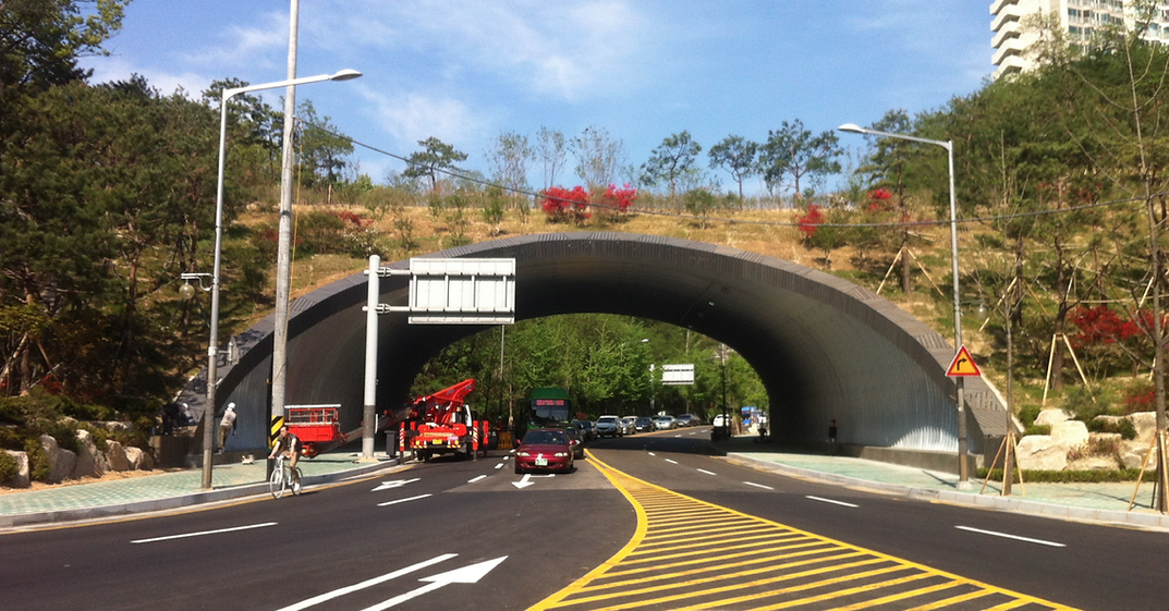 Corrugated Steel Structure Tunnel, cut-and-cover tunnel, corrugated steel plate